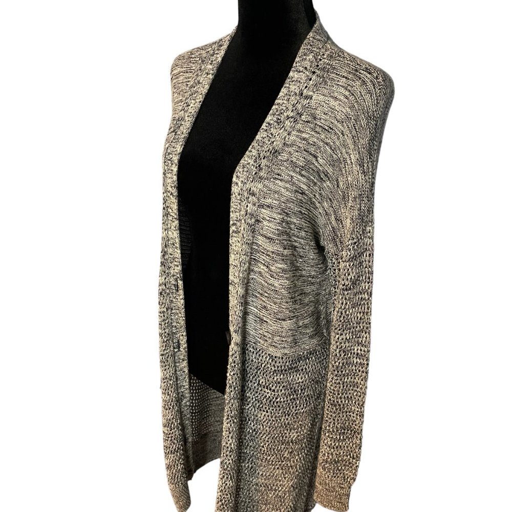 Vince Knit Cardigan XS Gray Longline Lightweight Spring Soft Gray Costal‎ - Picture 6 of 9